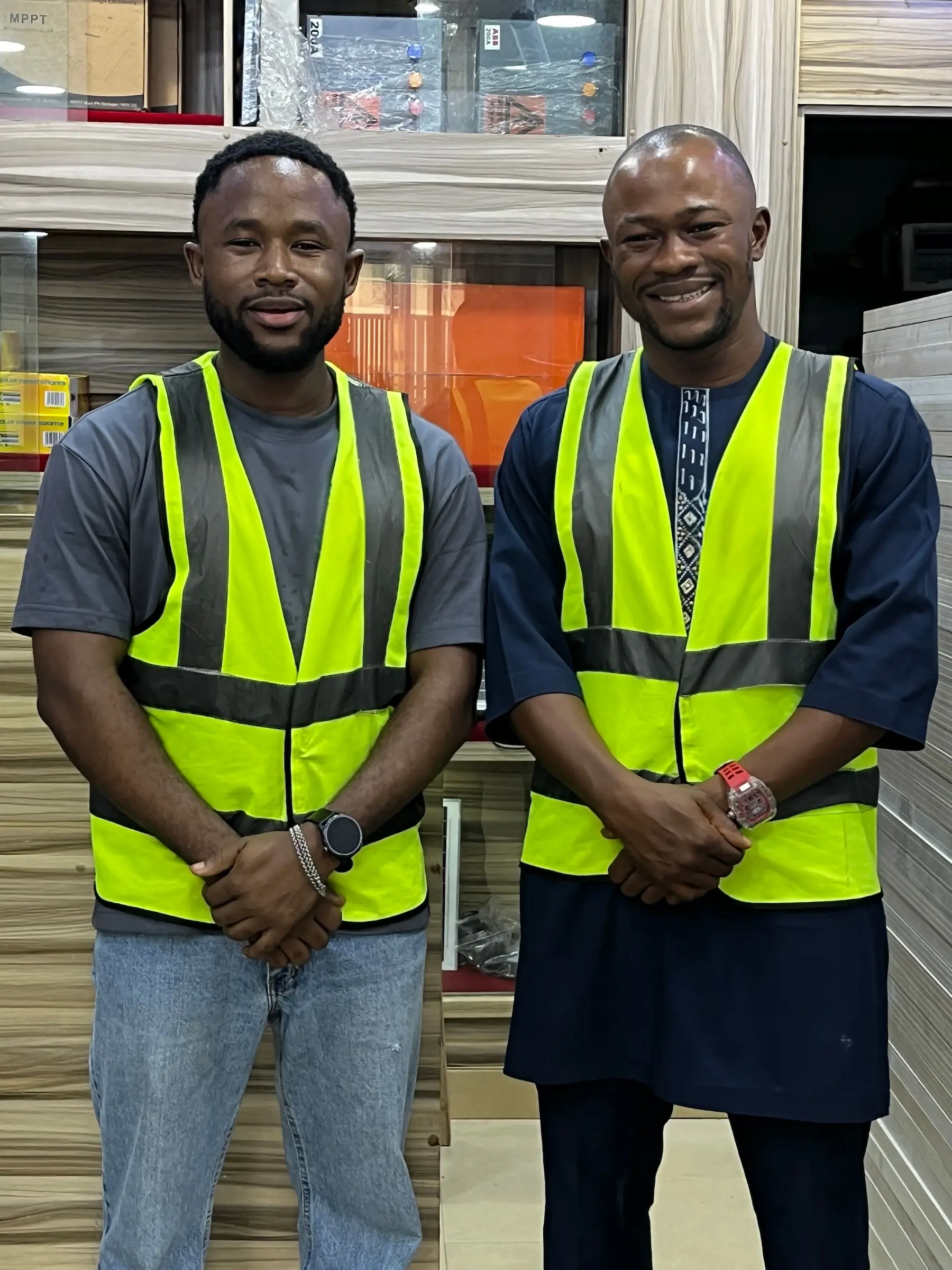The Freenova team on site
